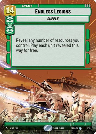 Endless Legions (Hyperspace) (378) - Shadows of the Galaxy Foil