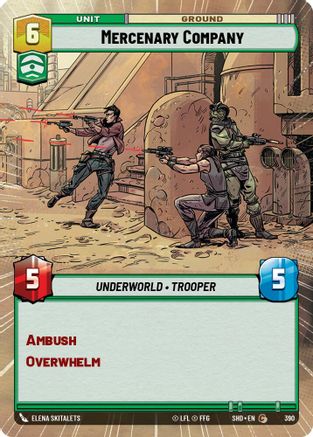 Mercenary Company (Hyperspace) (390) - Shadows of the Galaxy Foil