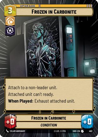 Frozen in Carbonite (Hyperspace) (462) - Shadows of the Galaxy Foil
