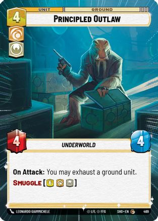 Principled Outlaw (Hyperspace) (469) - Shadows of the Galaxy Foil