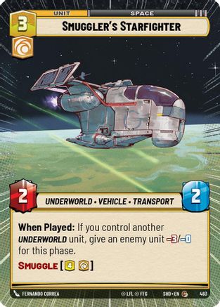 Smuggler's Starfighter (Hyperspace) (483) - Shadows of the Galaxy