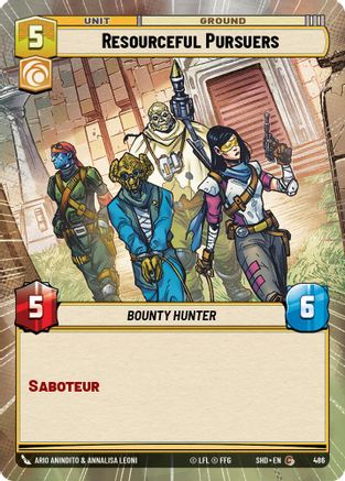 Resourceful Pursuers (Hyperspace) (486) - Shadows of the Galaxy Foil