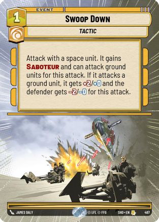 Swoop Down (Hyperspace) (497) - Shadows of the Galaxy Foil