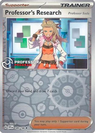 Professor's Research 189/198 - Reverse Holofoil Professor Program Promos - Promo