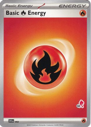Basic Fire Energy - Armarouge 38 002 Battle Academy 2024 - Unconfirmed