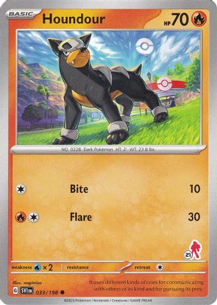 Houndour - Armarouge 21 033 Battle Academy 2024 - Common