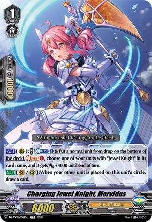 Charging Jewel Knight, Morvidus (DZ-PS01/008EN) - DZ-PS01: Premium Deckset “Jewel Knight”