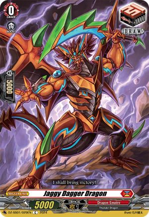 Jaggy Dagger Dragon (DZ-SS01/029EN) - DZ-SS01: Festival Booster 2024