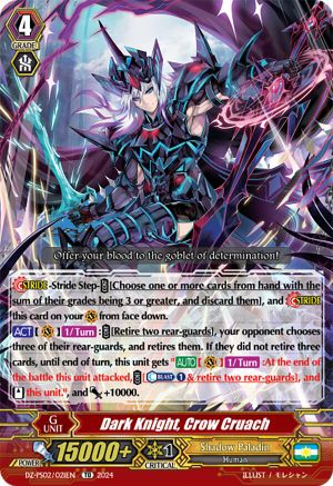 Dark Knight, Crow Cruach (DZ-PS02/021EN) - DZ-PS02: Premium Deckset “Revenger”