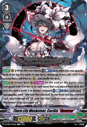 Thorn Lily Musketeer, Cecilia "Reverse" (DZ-PS03/002EN) - DZ-PS03: Premium Deckset “Musketeer”