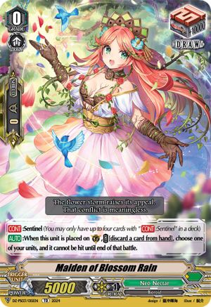 Maiden of Blossom Rain (DZ-PS03/015EN) - DZ-PS03: Premium Deckset “Musketeer”
