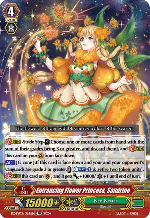 Entrancing Flower Princess, Sandrine (DZ-PS03/024EN) - DZ-PS03: Premium Deckset “Musketeer”