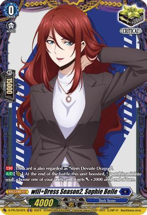 Will+Dress Season2 Sophie Belle (D-PR/504EN) - D Promo Cards