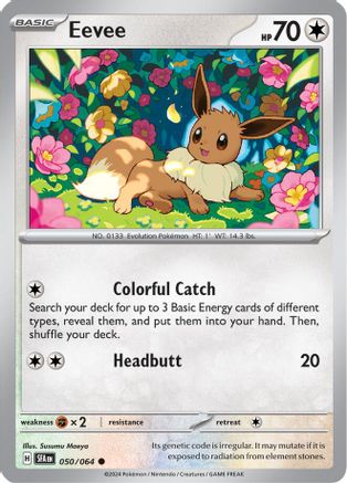 Eevee 050/064 SV Shrouded Fable - Common