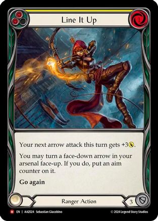 Line It Up (AAZ024) - Armory Deck: Azalea Rainbow Foil