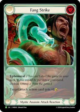 Fang Strike - FAB243 (FAB243) - Flesh and Blood: Promo Cards Cold Foil