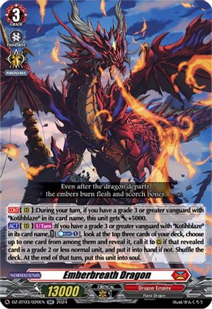 Emberbreath Dragon (DZ-BT03/020EN) - DZ-BT03: Dimensional Transcendence