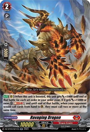 Ravaging Dragon (DZ-BT03/021EN) - DZ-BT03: Dimensional Transcendence