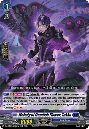 Melody of Fiendish Flower, Takka (DZ-BT03/028EN) - DZ-BT03: Dimensional Transcendence