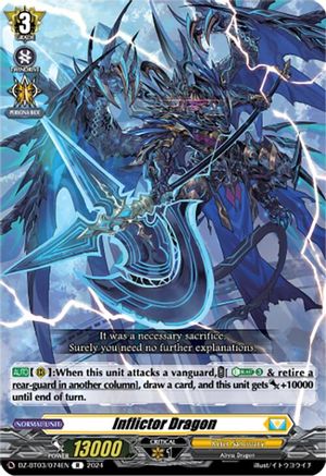 Inflictor Dragon (DZ-BT03/074EN) - DZ-BT03: Dimensional Transcendence