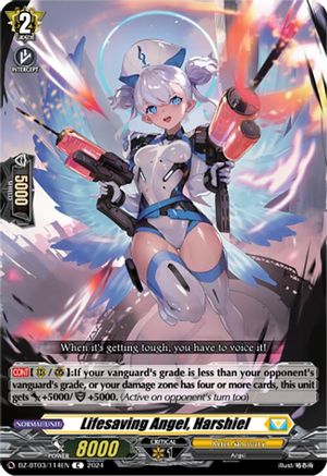 Lifesaving Angel, Harshiel (DZ-BT03/114EN) - DZ-BT03: Dimensional Transcendence