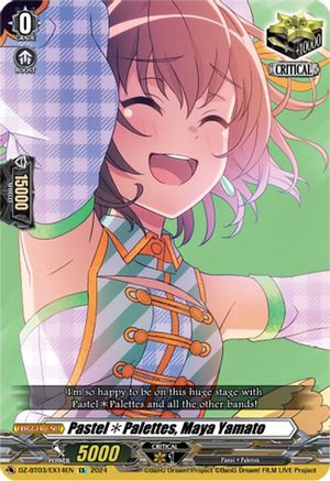Pastel*Palettes, Maya Yamato (EX) (DZ-BT03/EX14EN) - DZ-BT03: Dimensional Transcendence