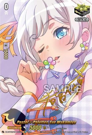 Pastel*Palettes, Eve Wakamiya (EX) (Foil) (DZ-BT03/EX15EN-S) - DZ-BT03: Dimensional Transcendence