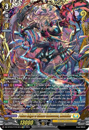 Poison Knight of Silence Undercover, Mordalion (FFR) (DZ-BT03/FFR13EN) - DZ-BT03: Dimensional Transcendence