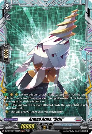Armed Arms, "Drill" (FR) (DZ-BT03/FR20EN) - DZ-BT03: Dimensional Transcendence