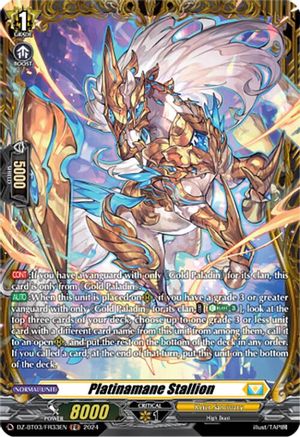 Platinamane Stallion (FR) (DZ-BT03/FR33EN) - DZ-BT03: Dimensional Transcendence