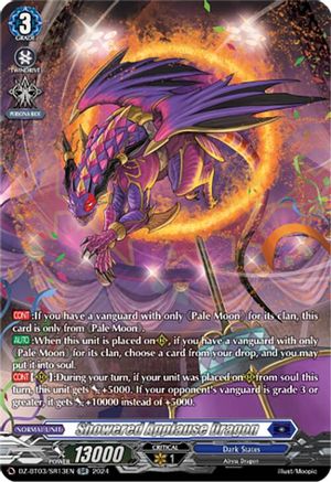 Showered Applause Dragon (SR) (DZ-BT03/SR13EN) - DZ-BT03: Dimensional Transcendence