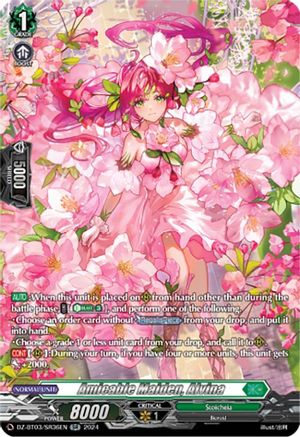 Amicable Maiden, Alvina (SR) (DZ-BT03/SR36EN) - DZ-BT03: Dimensional Transcendence