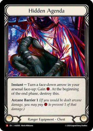 Hidden Agenda (Purple) (AAZ005) - Armory Deck: Azalea Rainbow Foil