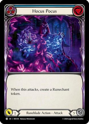Hocus Pocus (Blue) (ROS145) - Rosetta Rainbow Foil