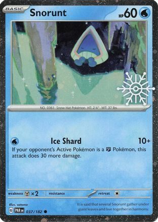 Snorunt 037/182 - Holofoil Miscellaneous Cards & Products - Common