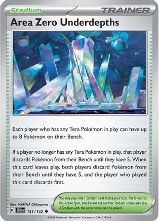 Area Zero Underdepths 131/142 SV07 Stellar Crown - Uncommon