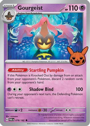 Gourgeist 078/182 Trick or Trade BOOster Bundle 2024 - Uncommon