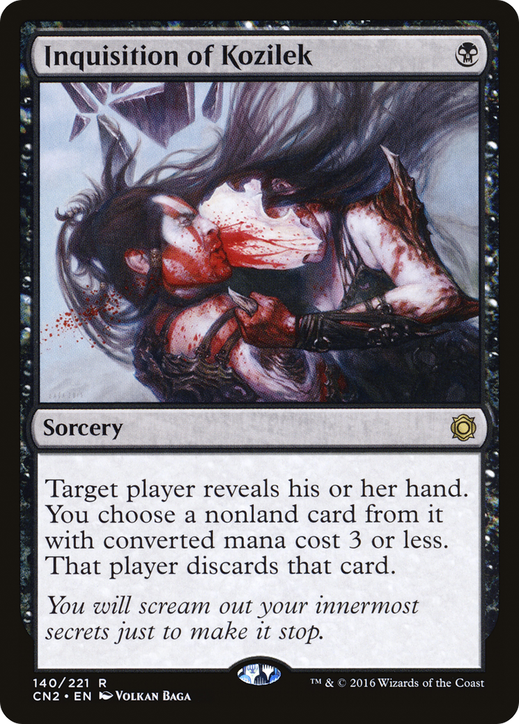 Inquisition of Kozilek (CN2-140) - Conspiracy: Take the Crown Foil