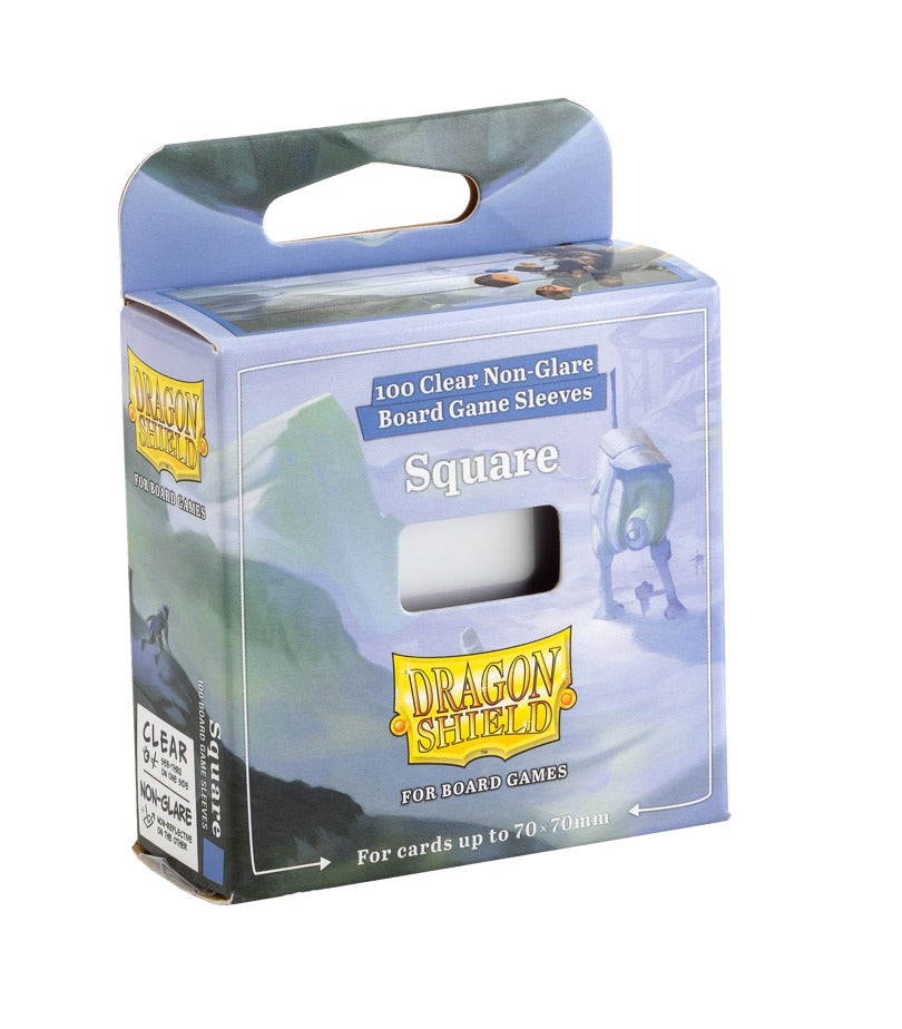 Dragon Shield: Clear Non-Glare Board Game Sleeves - Square (100ct)