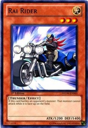 Rai Rider (PHSW-EN003) - Photon Shockwave Unlimited