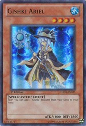 Gishki Ariel (HA05-EN035) - Hidden Arsenal 5: Steelswarm Invasion 1st Edition