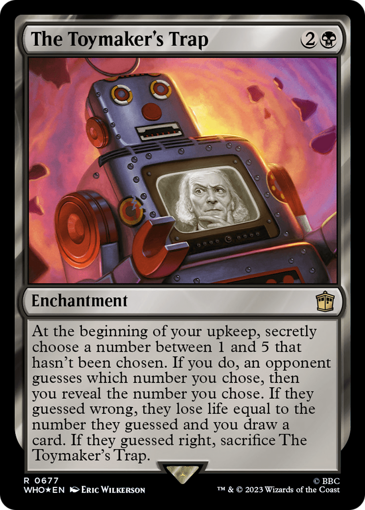 The Toymaker's Trap (Surge Foil) (WHO-677) - Doctor Who Foil