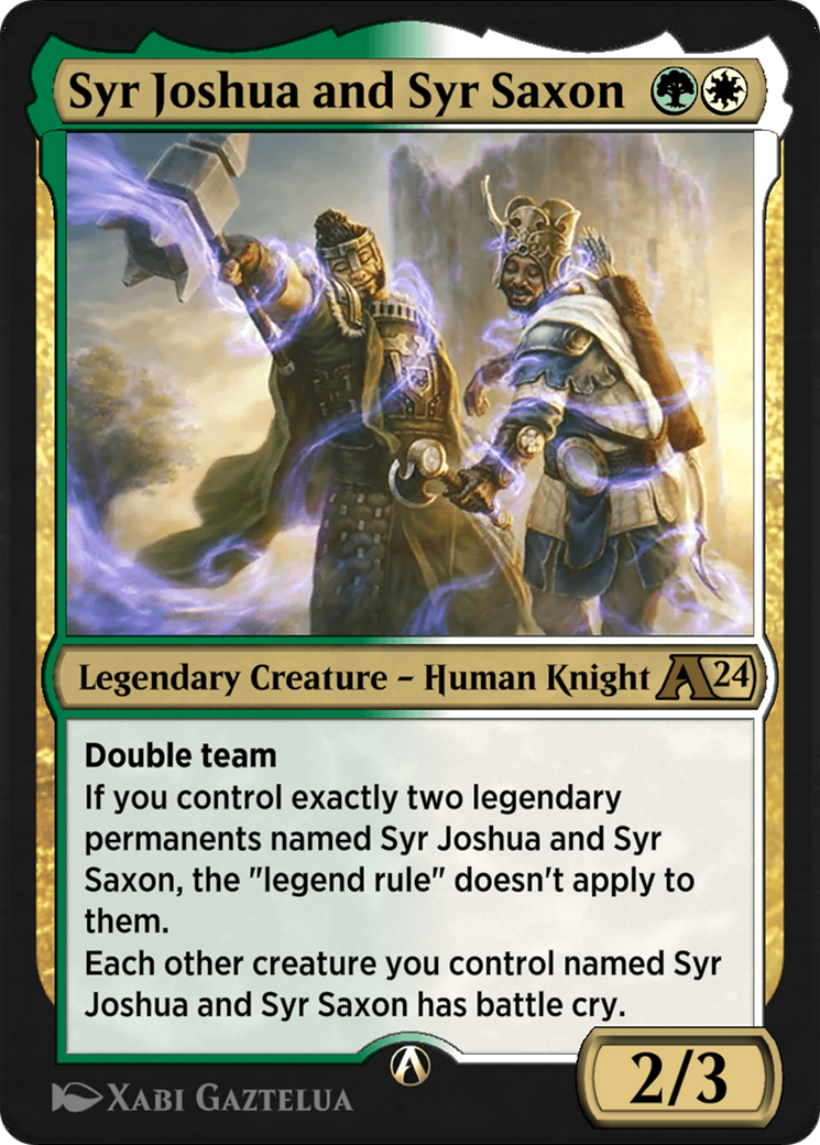 Syr Joshua and Syr Saxon (YWOE-027) - Alchemy: Wilds of Eldraine