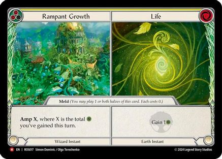 Rampant Growth // Life (ROS017) - Rosetta Rainbow Foil