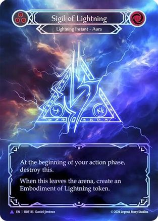 Sigil of Lightning (Marvel) (ROS113) - Rosetta Cold Foil