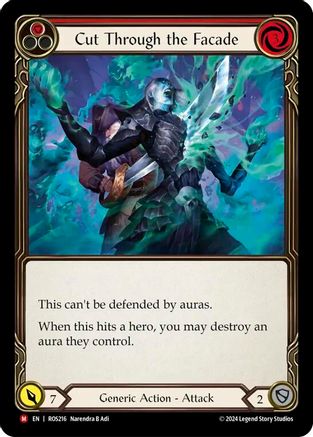 Cut Through the Facade (ROS216) - Rosetta Rainbow Foil