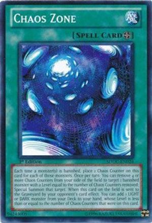 Chaos Zone (SDDC-EN024) - Structure Deck: Dragons Collide 1st Edition