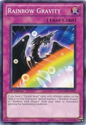 Rainbow Gravity (RYMP-EN057) - Ra Yellow Mega Pack 1st Edition