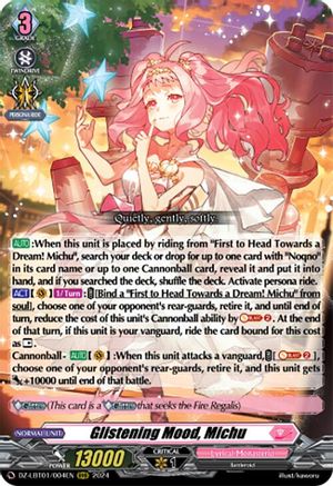 Glistening Mood, Michu (DZ-LBT01/004EN) - DZ-LBT01: Lyrical Monasterio Sparkling Stars!