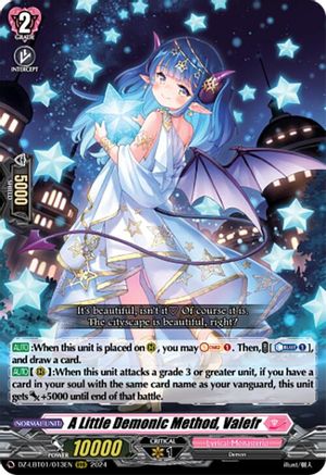 A Little Demonic Method, Valefr (DZ-LBT01/013EN) - DZ-LBT01: Lyrical Monasterio Sparkling Stars!